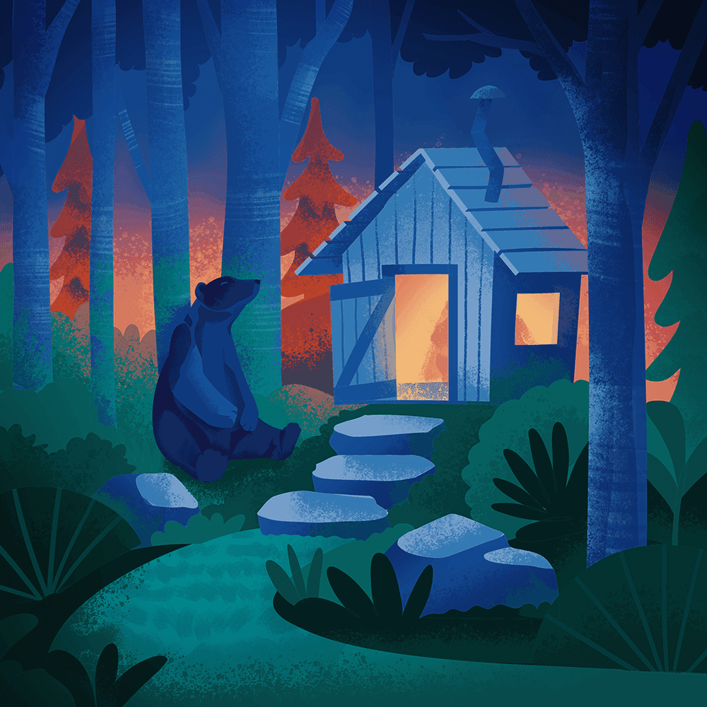 The Woodcarver and the Bear