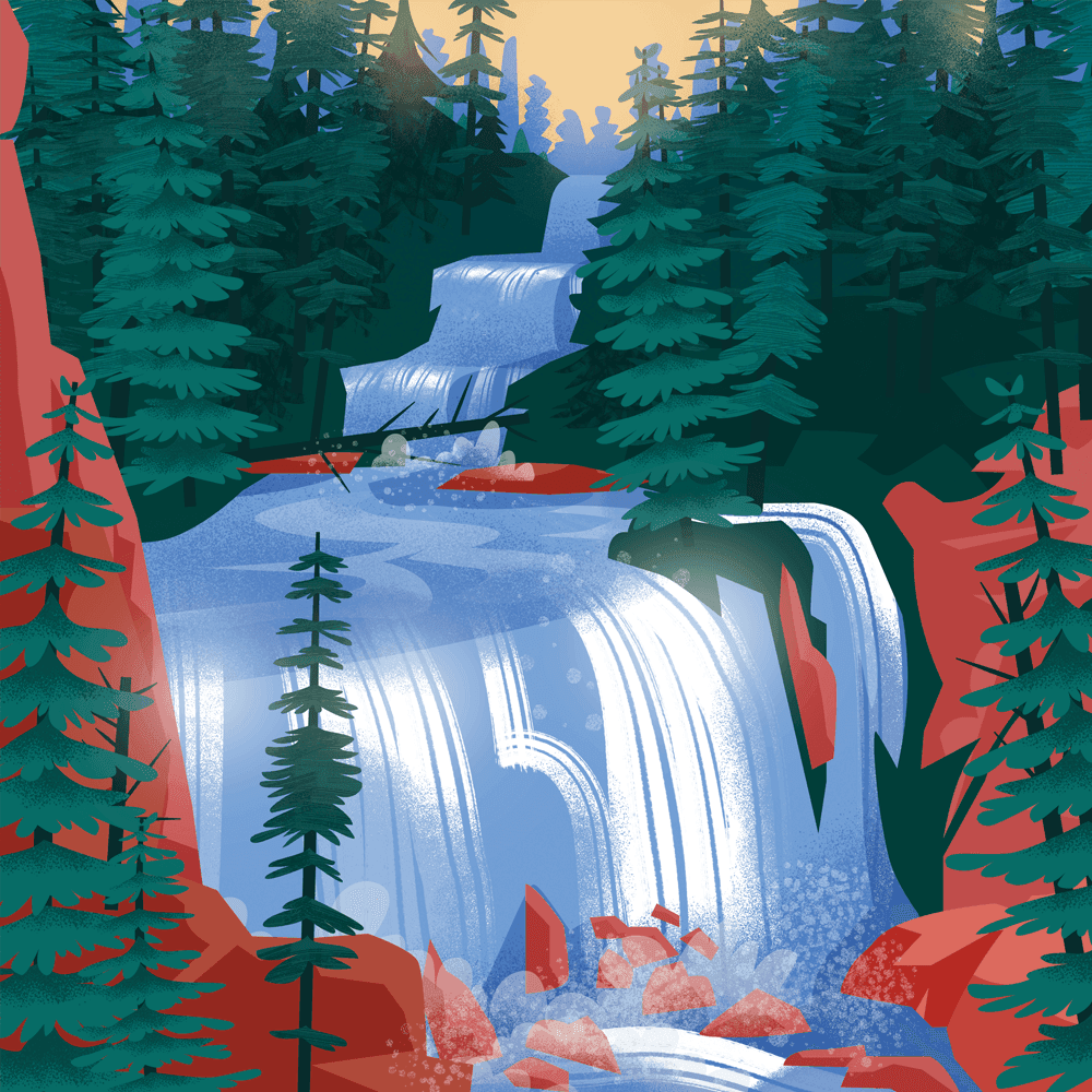 Yellowstone: Waterfalls